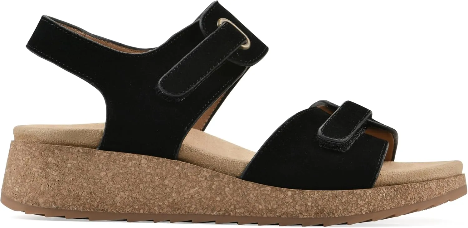 WHITE MOUNTAIN Women's Gelato Mini-Wedge Sandal