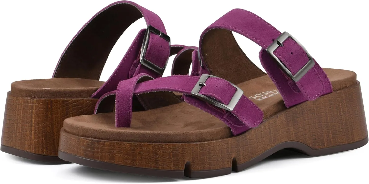 WHITE MOUNTAIN Women's Lefter Low Platform Sandal