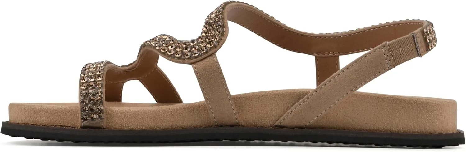 WHITE MOUNTAIN Women's Majorette Flat Sandal