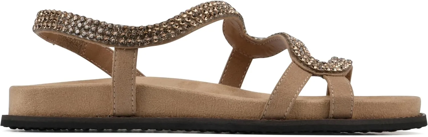 WHITE MOUNTAIN Women's Majorette Flat Sandal