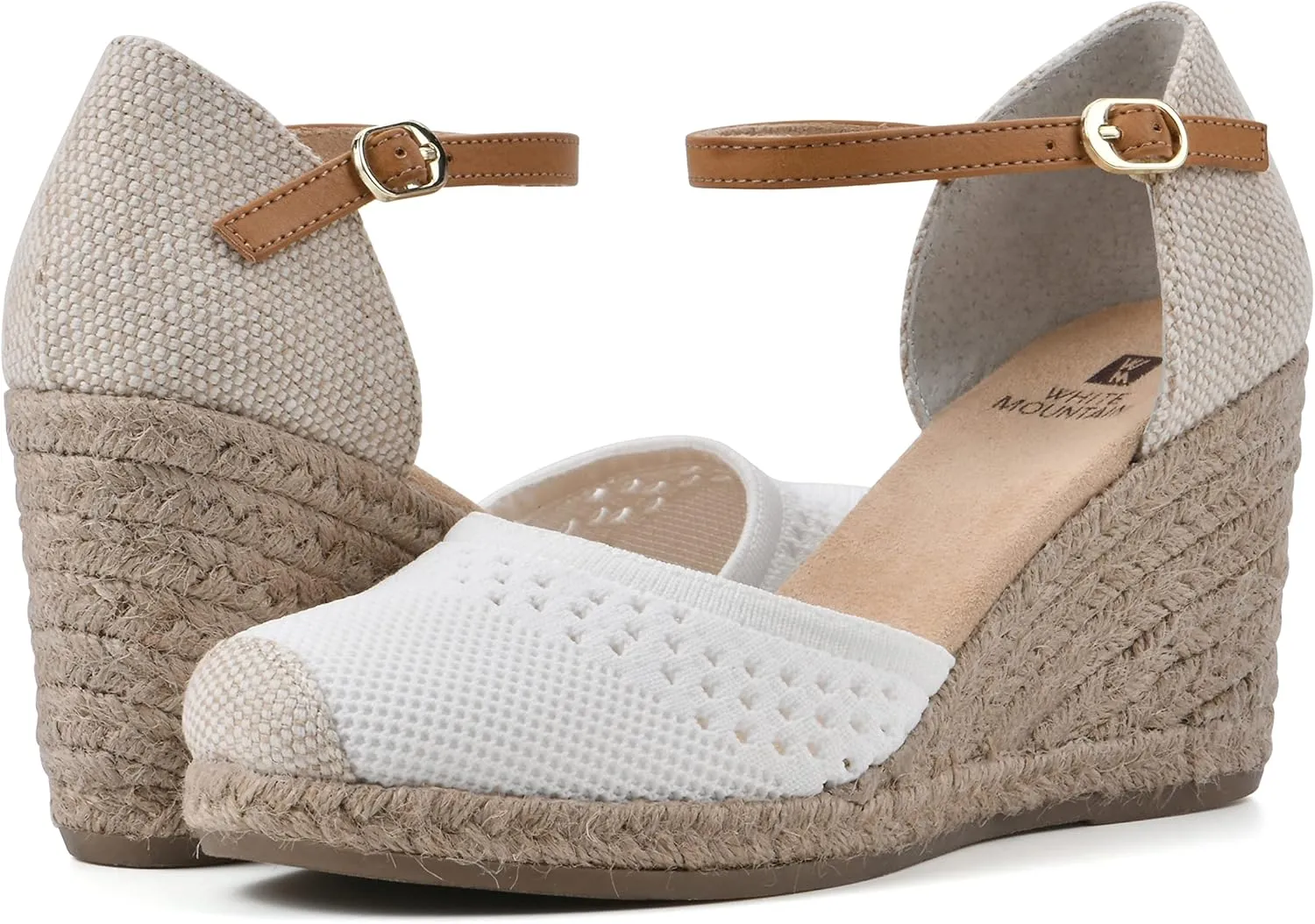 WHITE MOUNTAIN Women's Maven Espadrille Wedge Sandal