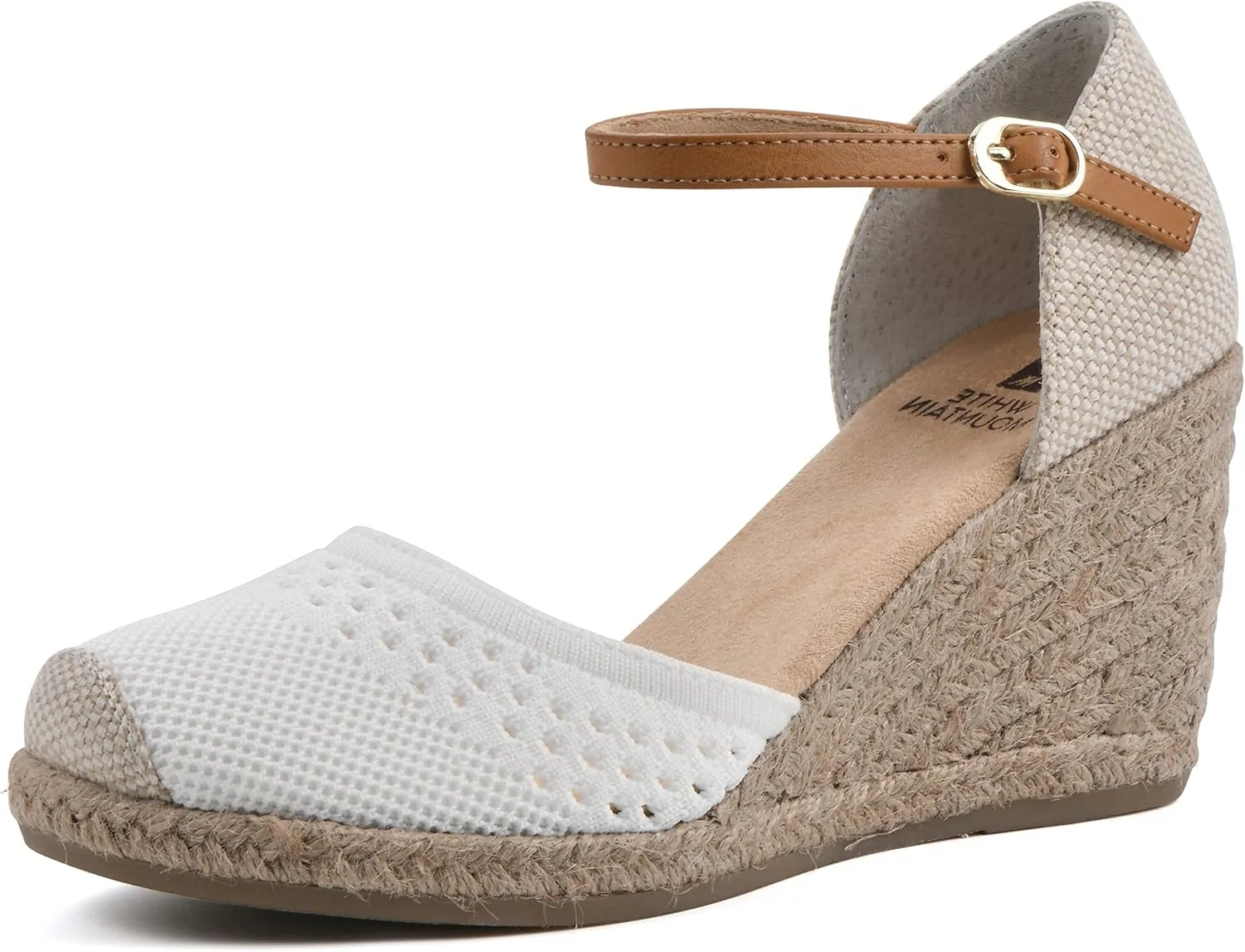 WHITE MOUNTAIN Women's Maven Espadrille Wedge Sandal