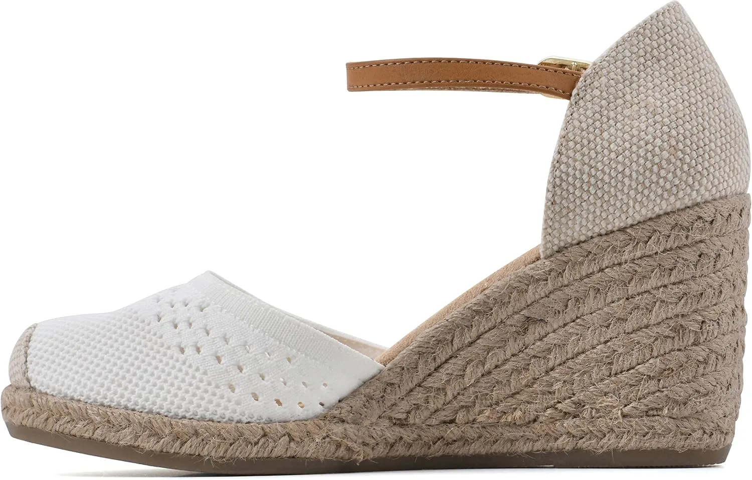WHITE MOUNTAIN Women's Maven Espadrille Wedge Sandal