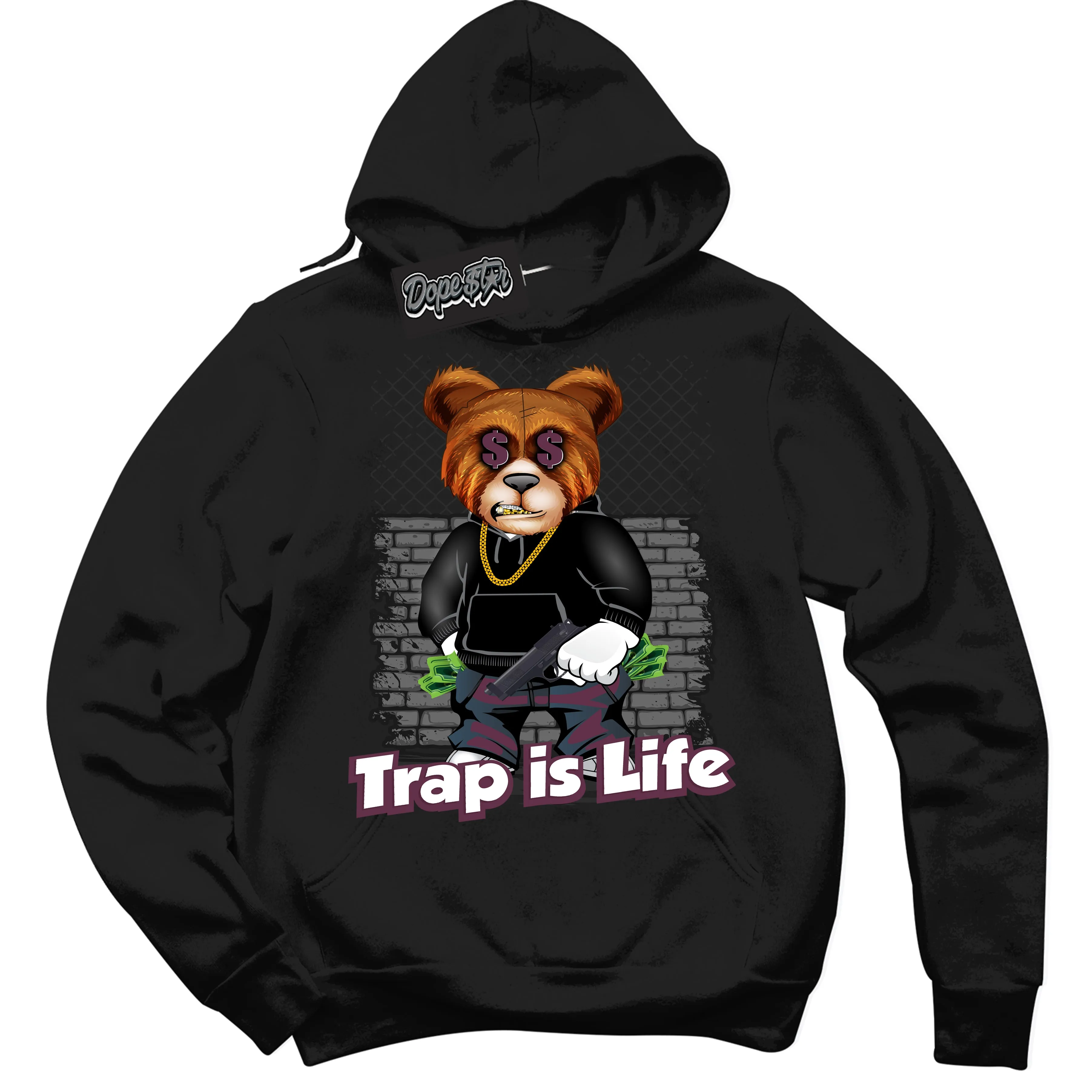 White Viotech Dunks Sneaker Hoodie Trap Is Life Graphic