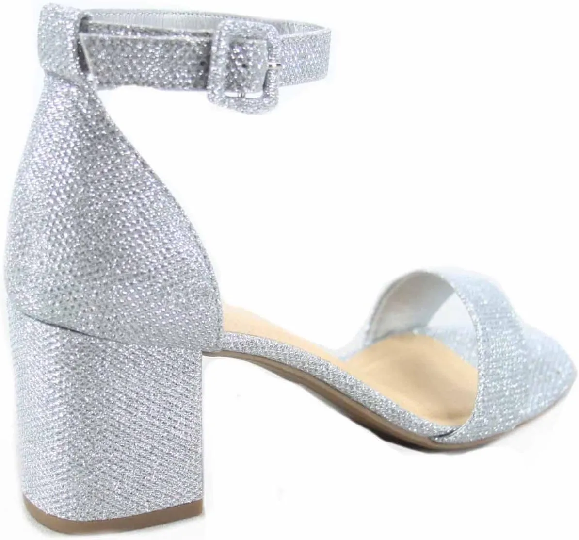 Women's Fashion Open Toe Ankle Buckle Strap Chunky Heels Sandals Shoes