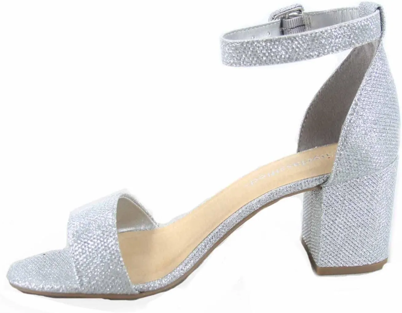 Women's Fashion Open Toe Ankle Buckle Strap Chunky Heels Sandals Shoes