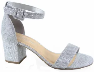 Women's Fashion Open Toe Ankle Buckle Strap Chunky Heels Sandals Shoes