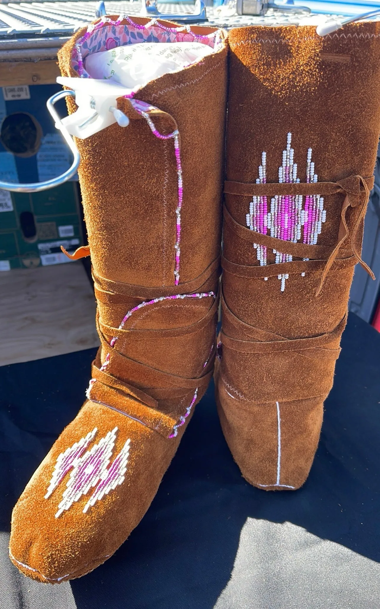 Women's Tall Moccasin Boots